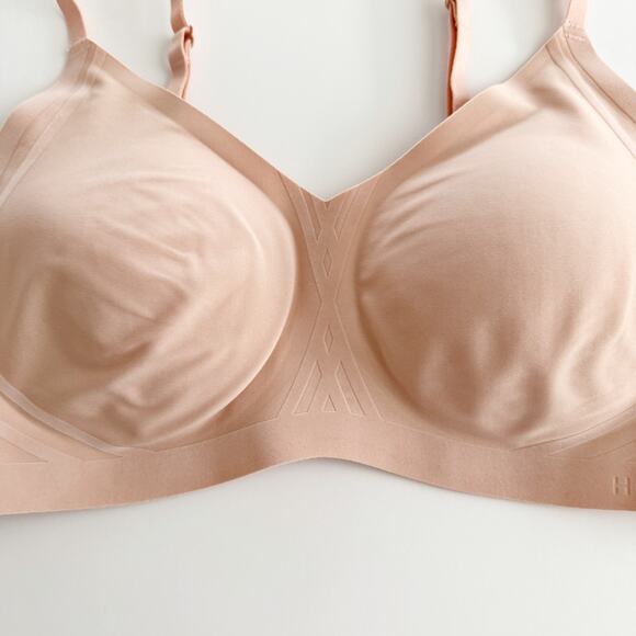 [Honeylove] Nude Wireless Silhouette Bra Slimming Smoothing Everyday Sz Medium M - Picture 6 of 10